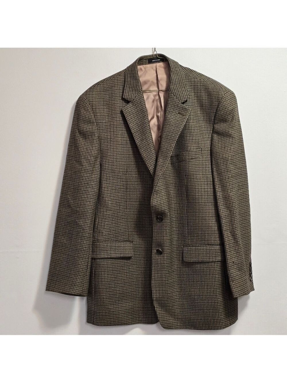 Lauren Ralph Lauren Men's Classic Checkered 100% Lamb Wool Blazer
